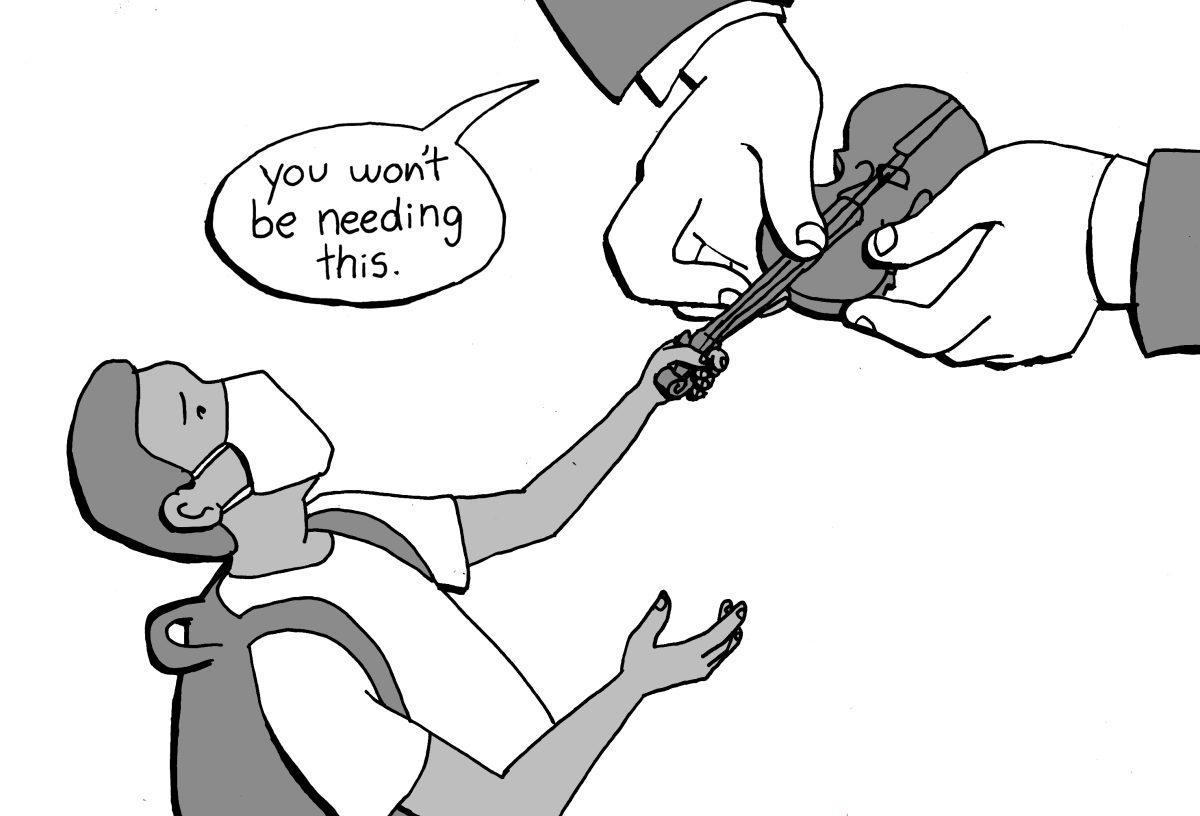 Editorial cartoon by Norah Clous