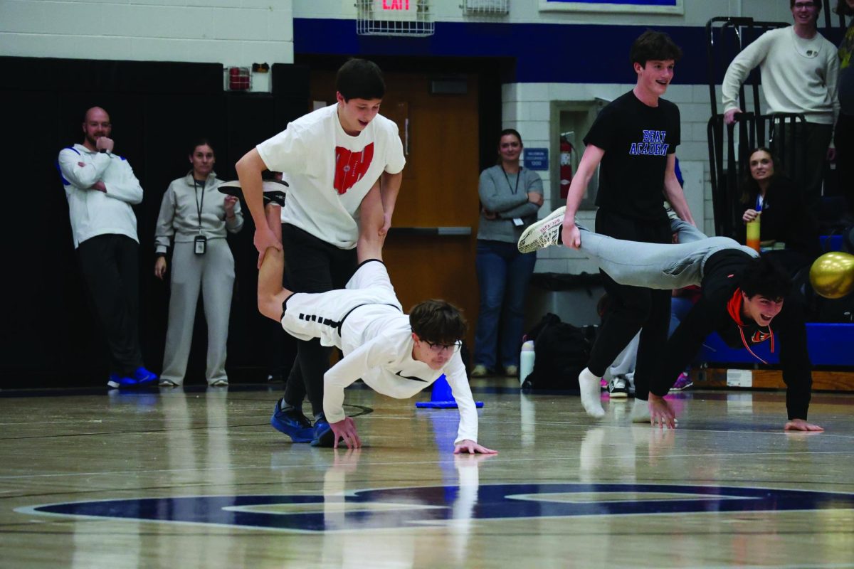 freshman, sophomore wheelbarrow