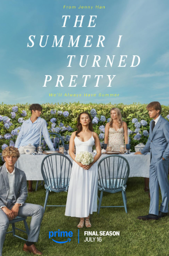 Promotional poster for season three of The Summer I Turned Pretty (fair use IMDb)