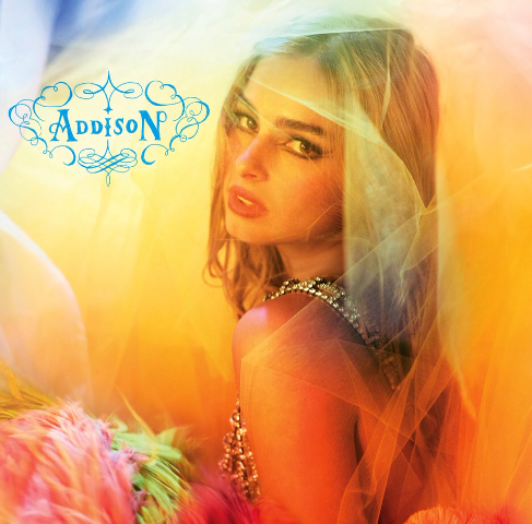 Cover art for Addison Rae's album, "Addison." (Fair use Columbia Records)