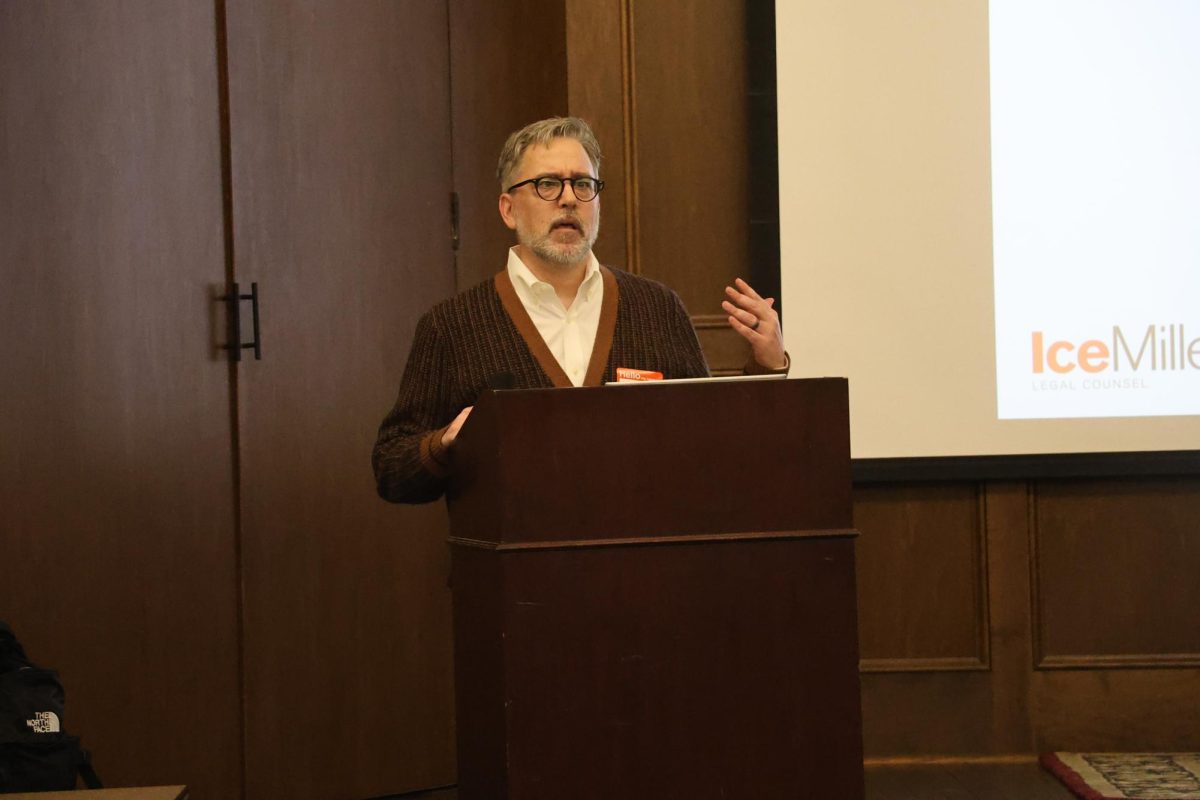 Immigration attorney Ken Robinson talks about changes to immigration policy under the Trump administration Wednesday, March 11 at the Bexley Public Library.