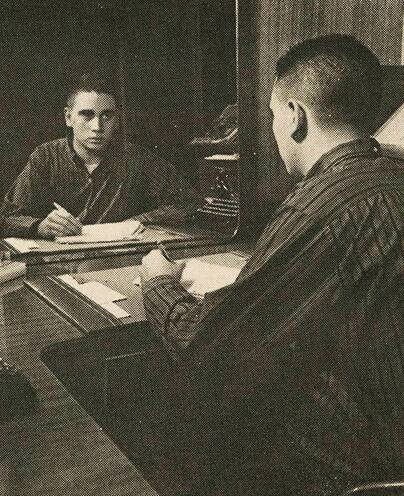 Bob Stine scribbles notes in a confidential interview with a close friend—himself. 